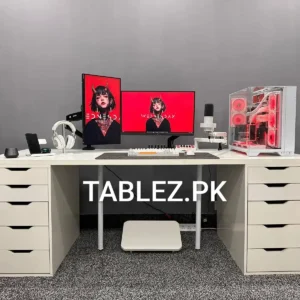 White Paradise Alex Gaming Desk by tablez.pk