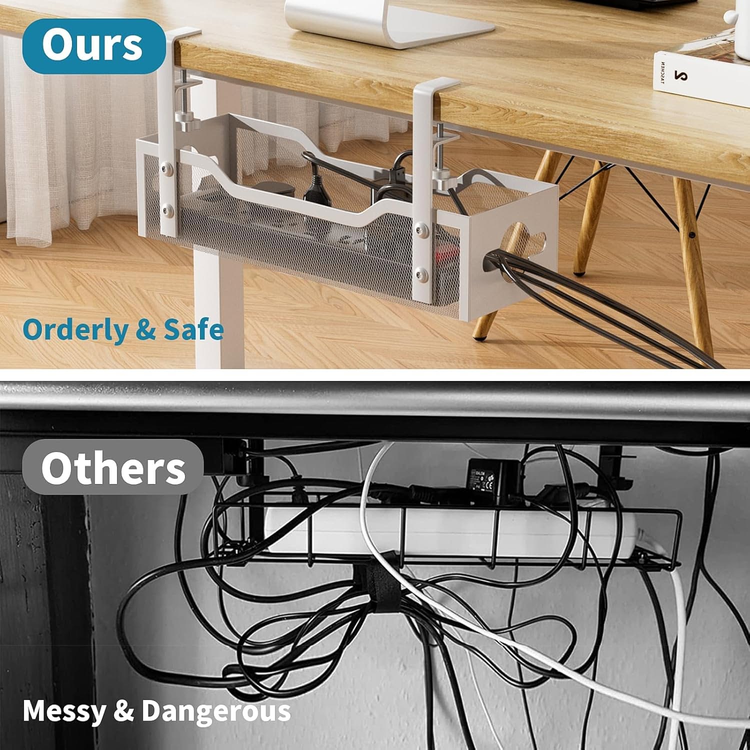 cable rack for pc table easy installation